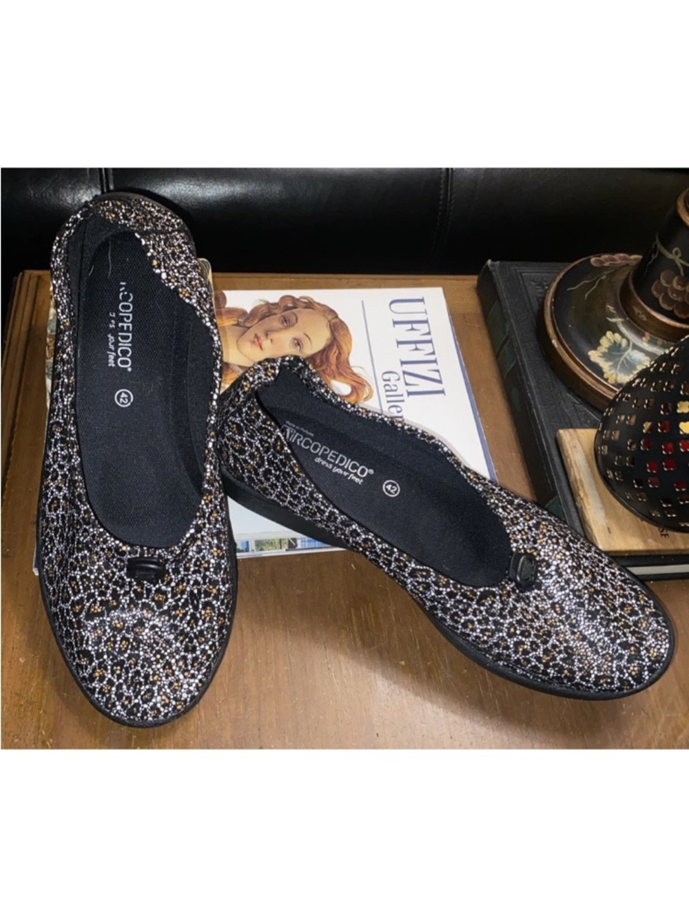 Arcopedico Leopard Flats-EU 42/US 10.5-11